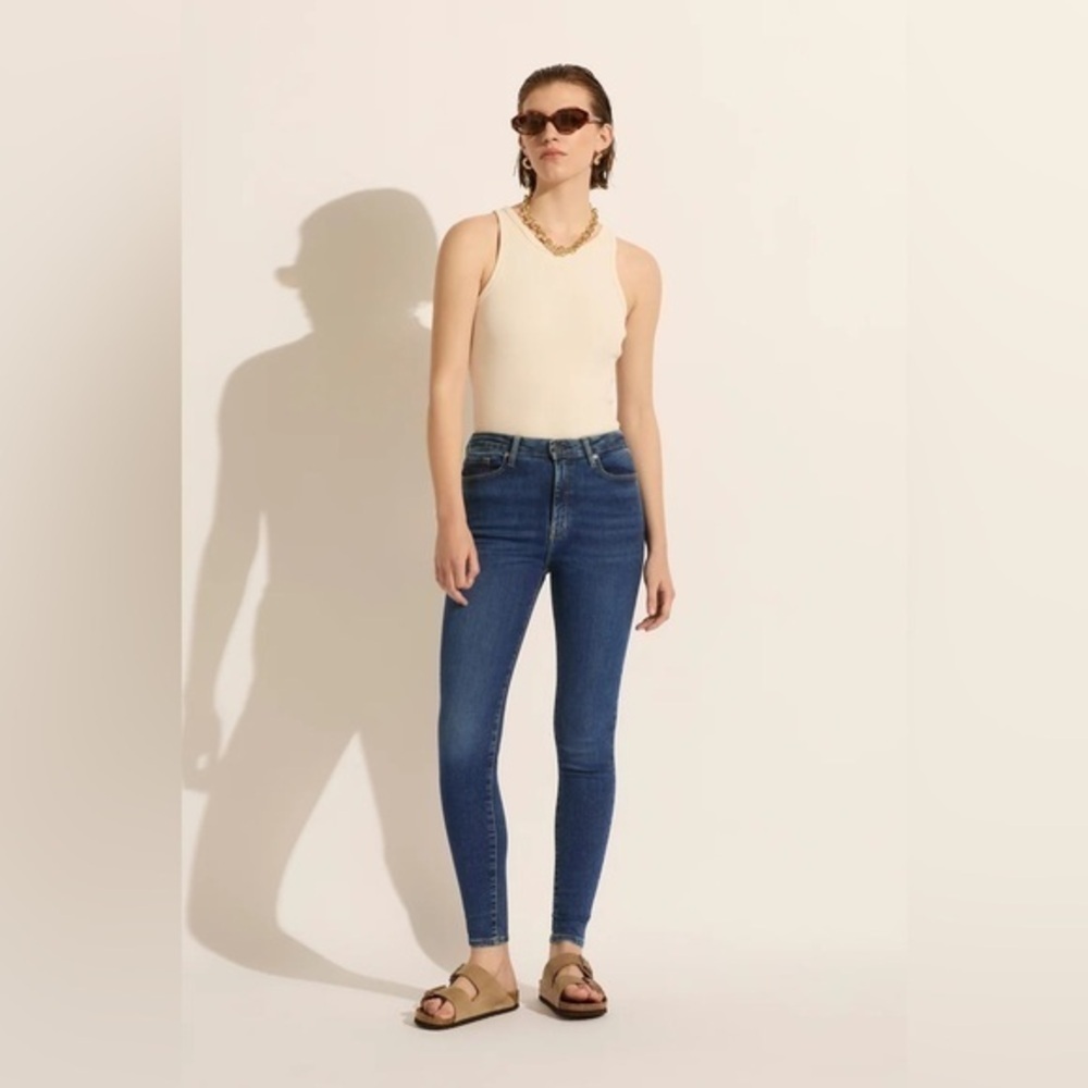 Anthropologie Outland Sustainable Organic Cotton Harriet High Rise Skinny Jeans